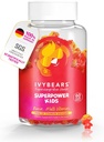 IvyBears® Superpower Kids - Multivitamin Gummies for Immune Support - Strengthen Children's Immune Systems with Vitamins C, D2, B6, A - Fully Natural Berry-Flavored - German-Made Daily Supplement