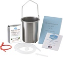 Purelife Detox Coffee Enema Kit - Made in USA - 2 Qt / Superior Μη Τοξικό Made in USA Quality / 1 lb Purelife Ultra Light Gold Enema Coffee - Lab Tested with no mycotoxins- Σιλικόνη Tubing
