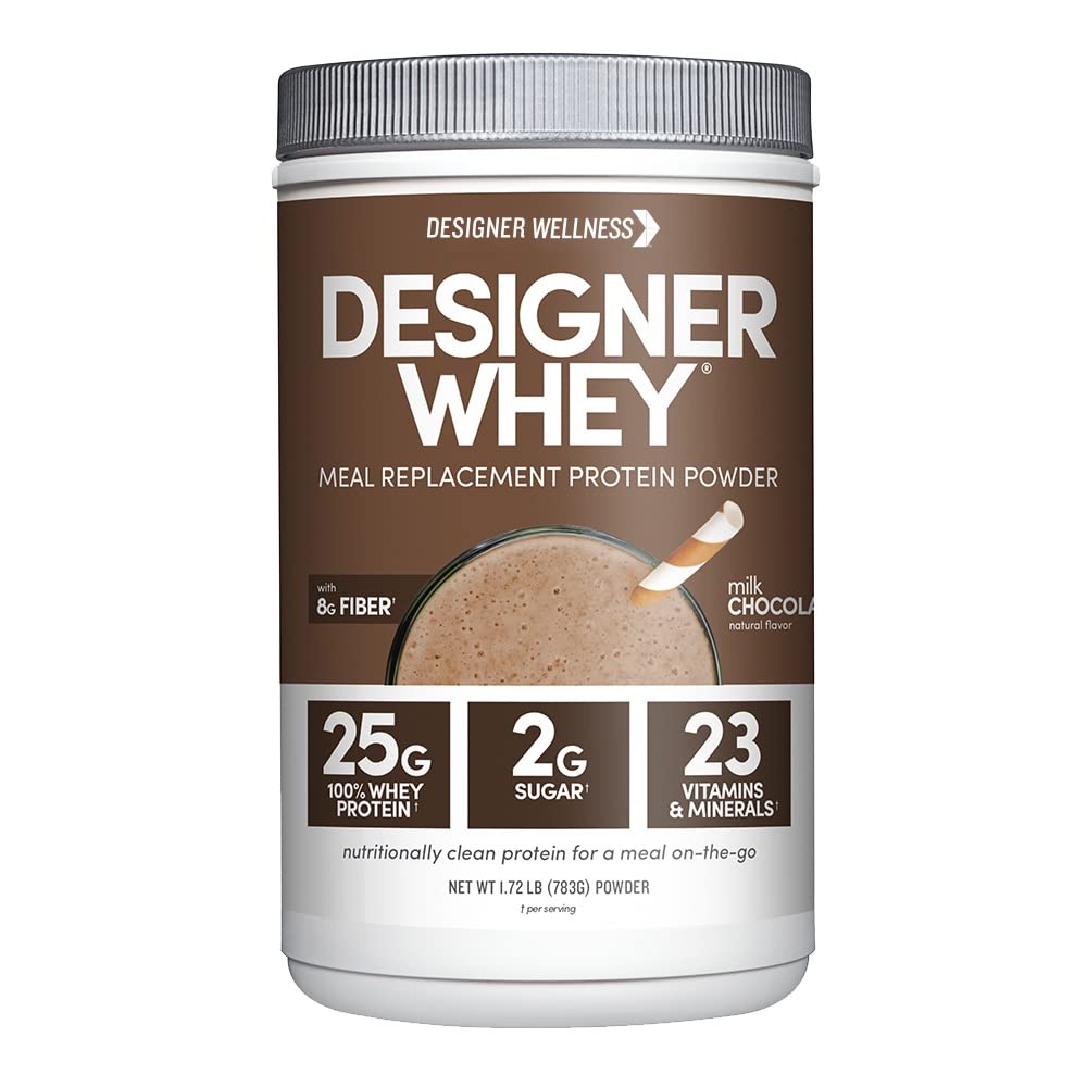 Σχεδιαστής Wellness, Designer Whey Protein Meal Replacement Powder, Βιολογικά Superfood Complex Carbs, Βιταμίνες, Ορυκτά, Χωρίς Γλουτένη, Σοκολάτα Γάλατος, 1,72 Λίρες