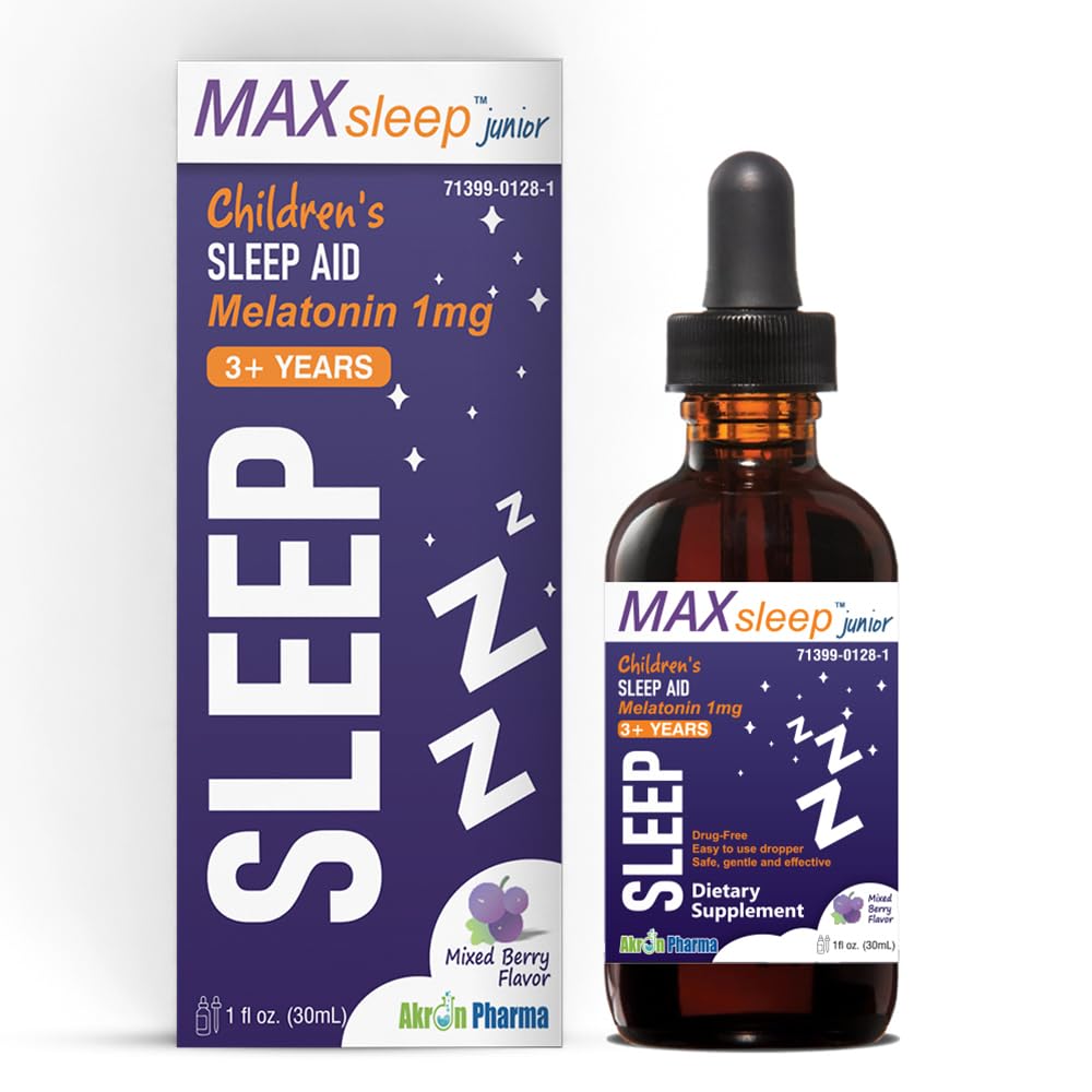 MAX Sleep Junior for Kids - Μελατονίνη σταγόνες ύπνου για γλυκά όνειρα