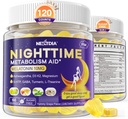 Μελατονίνη 10mg Gummies, Νυχτερινή Ώρα Μεταβολισμός Gummies για ενήλικες, Crush Excess Hoarding Ενώ Αναπαύεστε, Προώθηση Υγιή Zzzs, με Μαγνήσιο, Ashwagandha, 5-HTP, GABA, 100% Χωρίς φάρμακα, Χωρίς ζάχαρη, 2Packs
