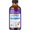 New Chapter Elderberry Kids Syrup, Advanced Immune Defense for Ηλικίες 2+, 64x Συμπυκνωμένο Elderberry, Γλυκανμένο με μέλι βαθμού λαρύγγι Α, Μη ΓΤΟ έργο Επαληθευμένο, 4 FL Ουγγιά