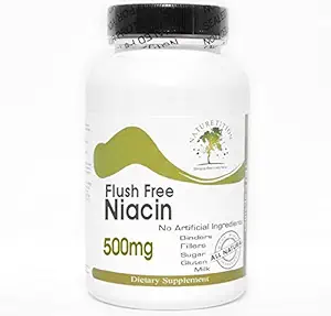 Flush Free Niacin 500mg ~ 90 Κάψουλες - Δεν Πρόσθετα ~ Συμπληρώματα Φύσης