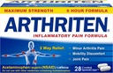 Inflammatory Pain Formula Caplets with 3 Active Ingredients: Aspirin, Acetaminophen & Caffeine, White, 28 Count (Pack of 1)