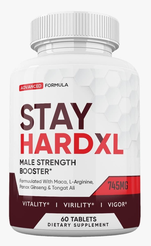 Zonata Stay Hard XL συμπλήρωμα για τους άνδρες είναι μια φυσική Φόρμουλα Σχεδιασμένο για να υποστηρίξει και να διατηρήσει την ενέργεια των ανδρών και τα επίπεδα απόδοσης, Μείνετε Hard XL Προώθηση της συνολικής υγείας και ζωτικότητας. (60 δισκία)