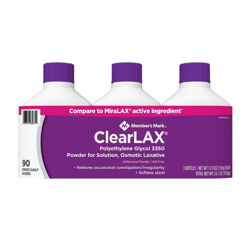 Mark ClearLAX μέλος (17,9 ουγγιά, 3 συσκευασία)