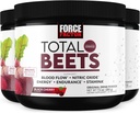 FORCE FACTOR Total Beets Superfood Beet Root Powder 3-Pack, Nitrates to Support Circulation, Blood Flow, Nitric Oxide, Energy, Endurance, Stamina, Cardiaγγειακό συμπλήρωμα υγείας καρδιάς, 90 υπηρεσίες