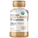 Nature's Fusions Nutri Organic Lions Mane Supplement Capsules - 1900 mg, 10:1 Dual Extraction, 120 Count - Mushroom Extract (Fruiting Body) - Δοκιμασμένο τρίτο μέρος