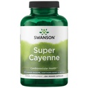Swanson Super Cayenne - συμπλήρωμα βοτάνων Προώθηση της υγείας της καρδιάς, της κυκλοφορίας & της ροής του αίματος - Φυσική Φόρμουλα w/Ginger Rhizome, Hawthorne Berry & Lecithin - (250 κάψουλες Veggie)
