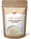 SPICY Organic Organic Ashwagandha Root Powder – 1 lb., Μη ΓΤΟ, 100% Ακατέργαστο από την Ινδία – Ινδικό Ginseng (Withania Somnifera) – Φυσικό Στρες Υποστήριξη, Ενέργεια & Ανοσοποιητική Υγεία