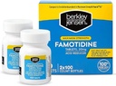 berkley jensen Μέγιστη Δύναμη Famotidine 20 mg - (200 Count), δισκία μειωτήρα οξέων, Relieves Meal-Educed Heartburn & Acid Indigestion Συμπτώματα, All-Day Heartburn Prevention & Relief