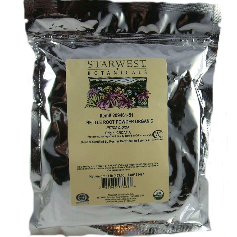 Οργανική σκόνη ρίζας βράχων - Urtica Dioica, 1 lb, (Starwest Βοτανικά)