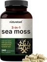 Irish Sea Moss Κάψουλες, 3.000mg ανά υπηρεσία, 240 Veggie χάπια 