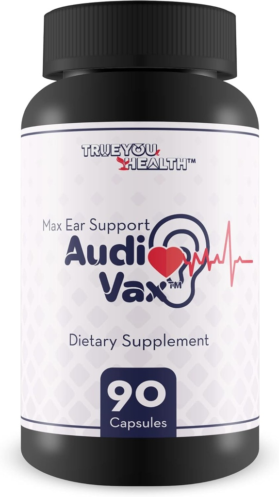 Max Ear Support Audi Vax - Ear Health Support Supplement - Promote Inner Ear & Middle Ear Health with Improved Blood Flow - Help Reduce Hearing Loss & Ear Ringing - Support Healthy Auditory Function