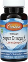 Carlson - Super Omega-3 Gems, 1200 mg Omega-3s, Wild Caught, Sustainably Sourced, 50 soft gels
