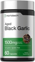 Horbäach Aged Garlic Extract Capsules | 60 Count | Fermented Supplement | Non-GMO, Vegetarian & Gluten Free