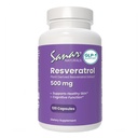 Sanar Naturals Resveratrol Supplement 500 mg – Supports Healthy Aging, Cognitive Function, and Heart Health - Plant Based Trans Resveratrol - Vegan, Non-GMO, 120 Capsules