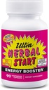 Ultra Herbal Start Energy Booster - with B-12, Panax Ginseng, Yerba Mate, Kola Nut, Spirulina & Echinacea | Promotes Natural Boost of Energy, Stamina & Endurance | Supplement - 90 Capsules