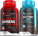 Korean Red Panax Ginseng 1500mg - Υψηλή ισχύς Ginseng για την ενέργεια, την απόδοση και το ανοσοποιητικό υποστήριξη για άνδρες και γυναίκες - συμπλήρωμα βάρους νύχτα με μελατονίνη για την υποστήριξη του ύπνου και του μεταβολισμού