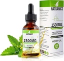 Organic Hemp Oil 2500mg - Ultra Premium Hemp Oil Drops 2500mg - Natural Hemp Oil Extract Tincture - Non-GMO Ultra-Pure CO2 Extracted Drops - Omega Fatty Acids 3 6 9 - Organically Grown & Made in USA
