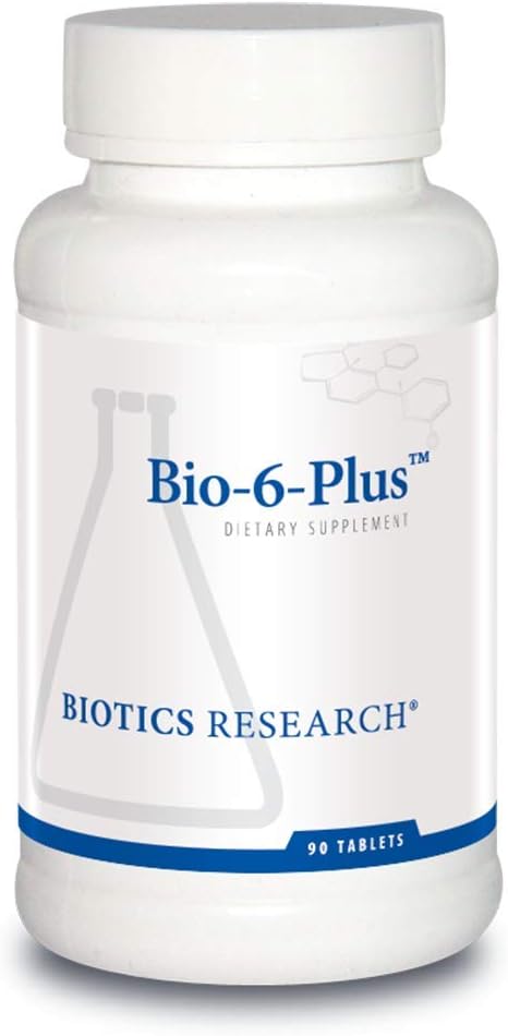 Biotics Research Bio 6 Plus Digestive Support, υποστηρίζει τη λειτουργία του παγκρέατος, 50.000 NF Units Amylase, 9,300 NF Units Lipase, 50.000 NF Units Protease, Pancreatic και Digestive Enzymes 90 Tablets