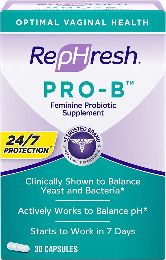 RepHresh Pro-B συμπλήρωμα προβιοτικών θηλυκών (πακέτο των 5)