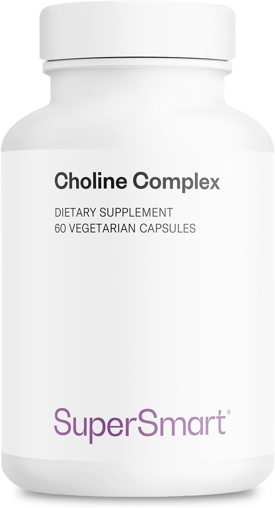 Supersmart - Choline Complex (Patented & High Strength) - με Choline Bitartrate, GPC Choline & CDP Choline - Υψηλής ισχύος Choline Συμπληρώματα 