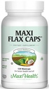 Maxi flax Caps – Βιολογικό έλαιο λιναρόσπορου, Ωμέγα 3, 6, 9 - Ψυχρός Τύπος - Hexane Free, 700 mg – Kosher, 120 caps