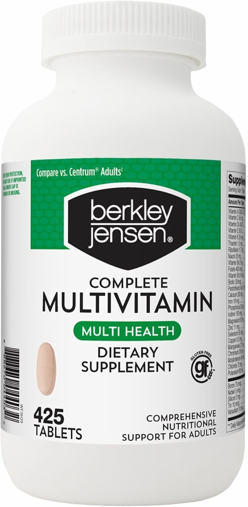 Berkley Jensen Adult Multivitamin, 425 κατ.