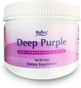 BioPure Deep Purple – All-Natural Superfruit Dietary Supplement Made from a Synergistic Blend of Organic Acai, Organic Pomegranate, and Plum for Gut Health, Immune Support and General Wellness – 100g