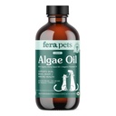 Fera Pets Algae Oil - Γάτες & Σκύλοι Omega 3 Oil - Vegan - Ανοσοποιητικό, καρδιά, εγκέφαλος, δέρμα και παλτό Υποστήριξη - Περιλαμβάνει βιταμίνη Ε, οργανικό σπόρο κάνναβης & λιναρόσπορου Omega-3s - 100% φυτικής βάσης