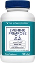 Η βιταμίνη Shoppe Evening Primrose Oil 500MG, Φυσική πηγή GLA (Gammia Linolenic Acid), συμπλήρωμα για την υγεία των γυναικών & ορμονική ισορροπία (120 Softgels)
