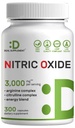 Nitric Oxide Booster 3.000mg ανά υπηρεσία, 300 κάψουλες – 12 σε 1 συμπλήρωμα νιτρικού οξειδίου – Arginine & Citrulline Complex with Energy Blend – Marshmallow Root – Προάγει τη ροή θρεπτικών ουσιών στους μυς & καρδιά