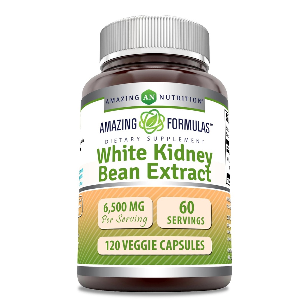 Amazing Formulas White Kidney Bean Extract 6500 Mg 
