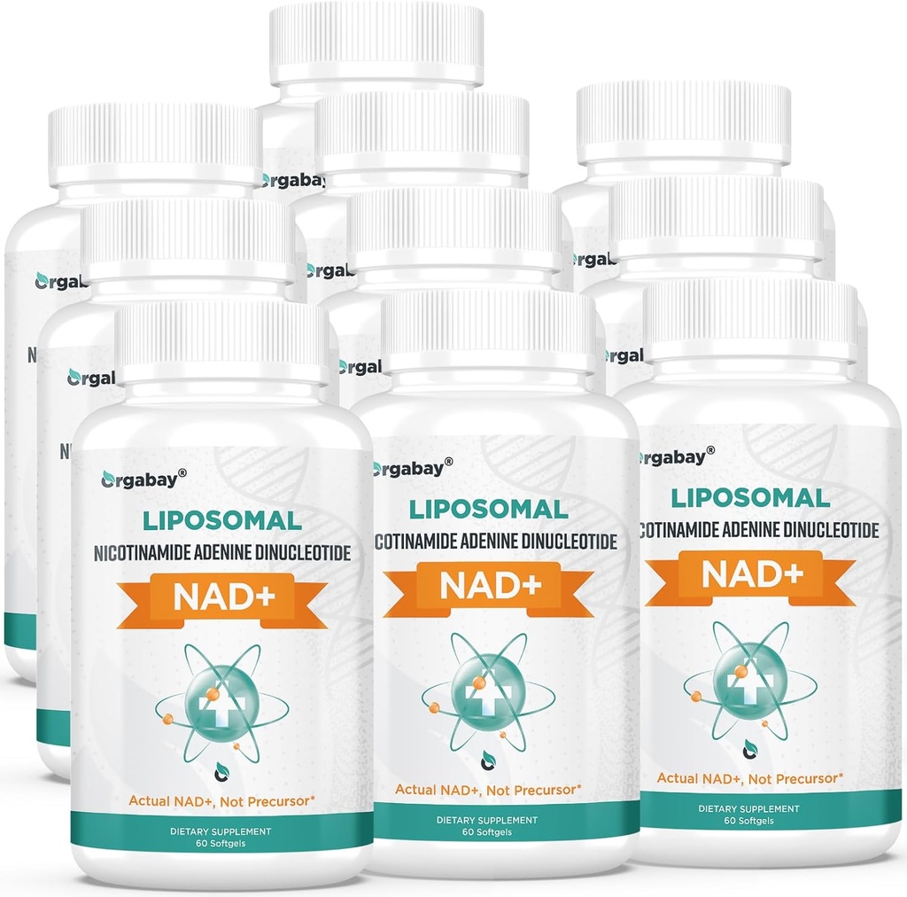 Οργκαμπάι Λιποσωμικό NAD+ Συμπλήρωμα 500 mg, Υψηλή Απορρόφηση, Ενισχύστε NAD+ με TMG 250 mg, Πραγματική NAD Plus Περισσότερα Αποτελεσματική από τη Νικοτιναμίδη Ριβοζίδιο, Υποστήριξη Κυτταρική Ενέργεια, Υγιεινή Γήρανση 