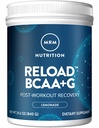 MRM BCAA+G RELOAD ανάκτηση μετά την προπόνηση – λεμόνι, 840g - 60 εξυπηρετήσεις ανά εμπορευματοκιβώτιο
