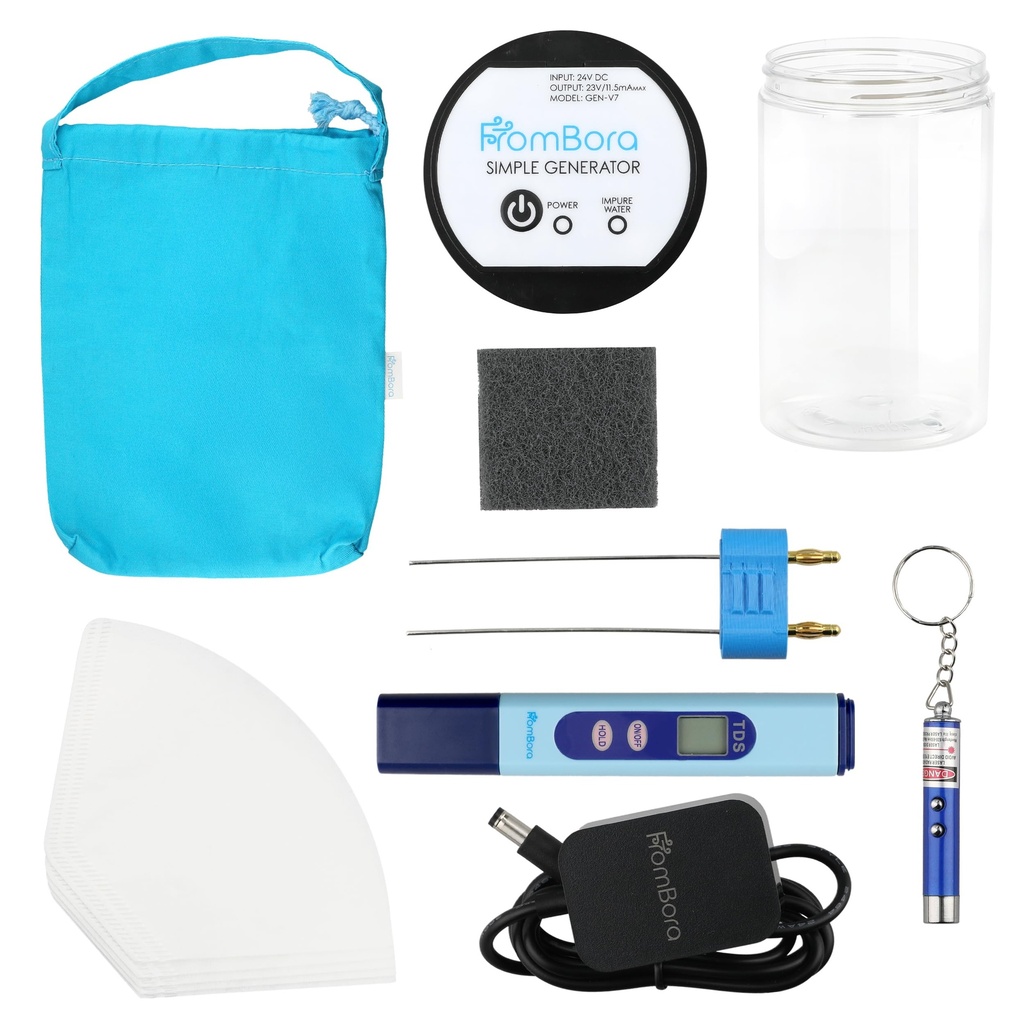 Colloidal Silver Generator Kit – 99,99% (Ag) Rods, TDS Meter Colloidal Silver Machine, Δείκτης νερού Impure, Μηχανή ιονισμού νερού για το σπίτι, Τσάντα ταξιδιών, Απλό Κιτ