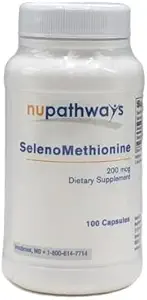 Σεληνομεθειονίνη 100 Κάψουλες Περιέχει 200 mcg βιοδιαθέσιμου σεληνίου ανά καψάκιο.