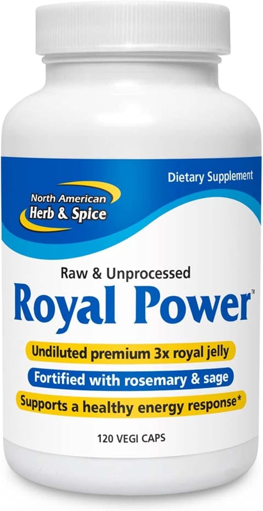 Βότανο και Μπαχαρικά της Βόρειας Αμερικής, Royal Power Vegi-Caps, 120-Count