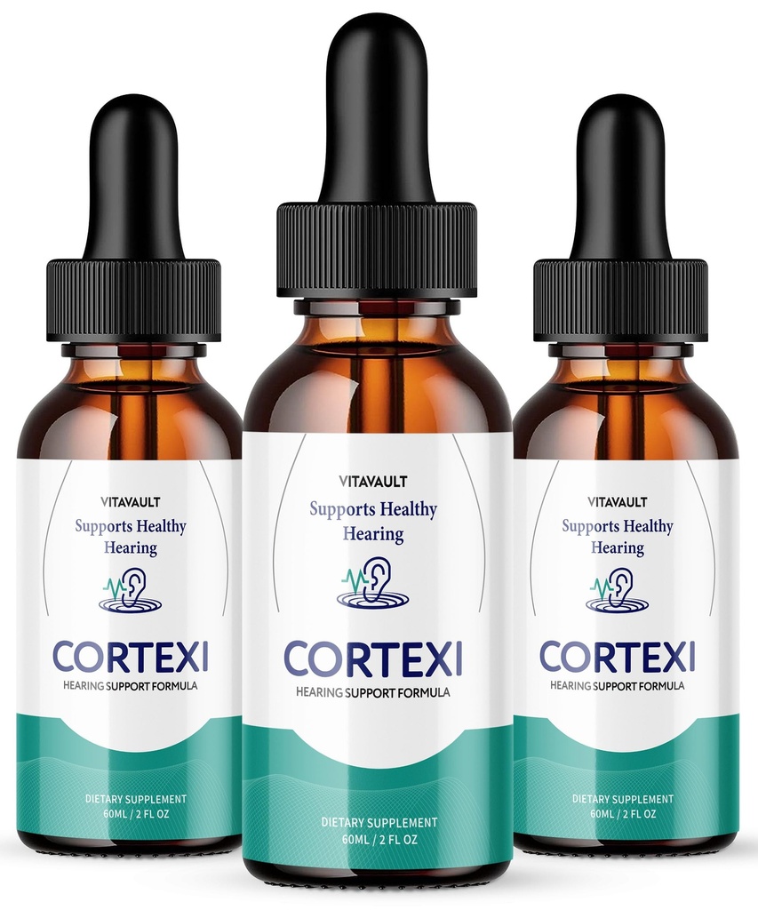 Cortexi Ear Drops - Cortexi Ακρόαση Σταγόνες Υποστήριξης, Cortexi Drops, Cortexi Κριτικές - Προώθηση της Ακουστικής Καθαρότητα, Υποστηρίζει Υγιεινή Πακέτο Ακρόαση των 3