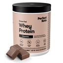Τέλεια Keto Pure Whey Protein Powder Isolate Delicious 100% Grass Fed Meal Replacement Shake No Artificials, Gluten Free, Soy Free, Non-GMO (Chocolate)