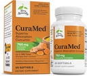Terry Φυσικά CuraMed 750mg - Αντιοξειδωτικό συμπλήρωμα για την υποστήριξη του εγκεφάλου και της καρδιάς υγεία - Συμπλήρωμα διατροφής με υψηλής ισχύος Curcumin Complex - Νεφροί, ήπαρ και ανοσοποιητική υποστήριξη - 30 Softgels