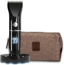 The Beard Club Trimmer for Men with Travel Bag - Ηλεκτρική μπαταρία Rechargeable Beard & Hair Trimmer - Υψηλή ισχύς 7000 RPM - 8 έγχρωμες οδηγίες 45 Μοναδικά μήκος τρίμ - Travel Lock