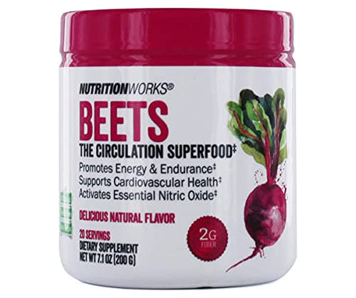 Διατροφικές Έργων Μπιτς Superfood Powder Drink Mix για την ενέργεια και την αντοχή, 7.1 Oz.