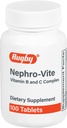 Ruγκμπι Nephro-Vite Vitamin B and C Complex Tablets - Συμπλήρωμα διατροφής - 100 Count (1 Pack)
