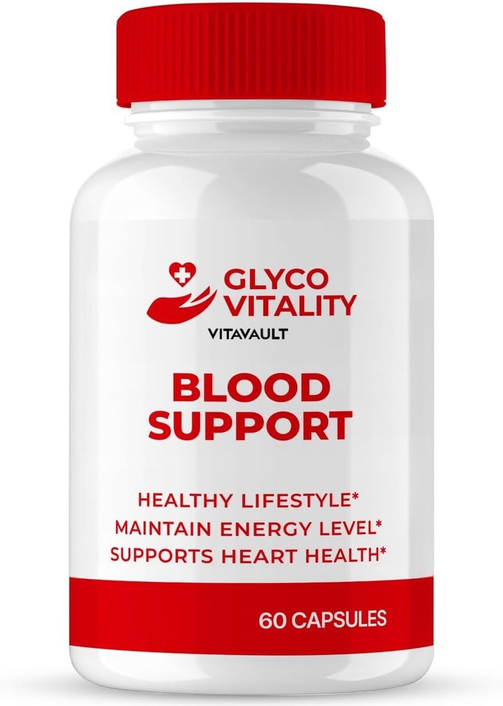 Glyco Vitality Capsules, GlycoVitality Support Supplement Pills - Maximum Strength, Glyco Vitality Health & Wellness Capsules, GlycoVitality All Natural Formula Pills Reviews (60 Capsules)