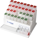 Medcenter Monthly Pill Box Organizer, 4 φορές την ημέρα, μεγάλες 31 υποθέσεις ημερήσιων χαπιών με διαμερίσματα για βιταμίνες, συμπληρώματα, φαρμακευτική αγωγή, 31 ημερών διοργανωτής χαπιών