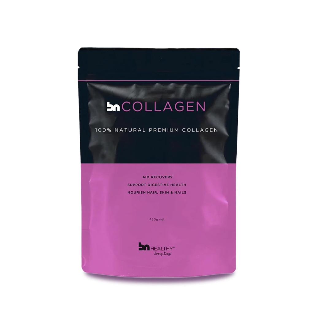 BNHealthy Collagen Peptides σε σκόνη για τα μαλλιά, το δέρμα, τα νύχια και τις αρθρώσεις - Premium Bovine Collagen - 100% άγευστη φόρμουλα με 13,5g πρωτεΐνης ανά υπηρεσία