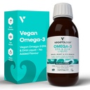 Vegan Omega 3 Liquid, από Microalgae, 800mg EPA DHA, με βιταμίνη D3, υποστηρίζει την καρδιά, τον εγκέφαλο και την υγεία των ματιών, φυσικό ιχθυέλαιο Εναλλακτική, UK Made, Unflavoured
